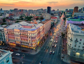 пересечение улицы Большая Садовая и проспекта Ворошиловский